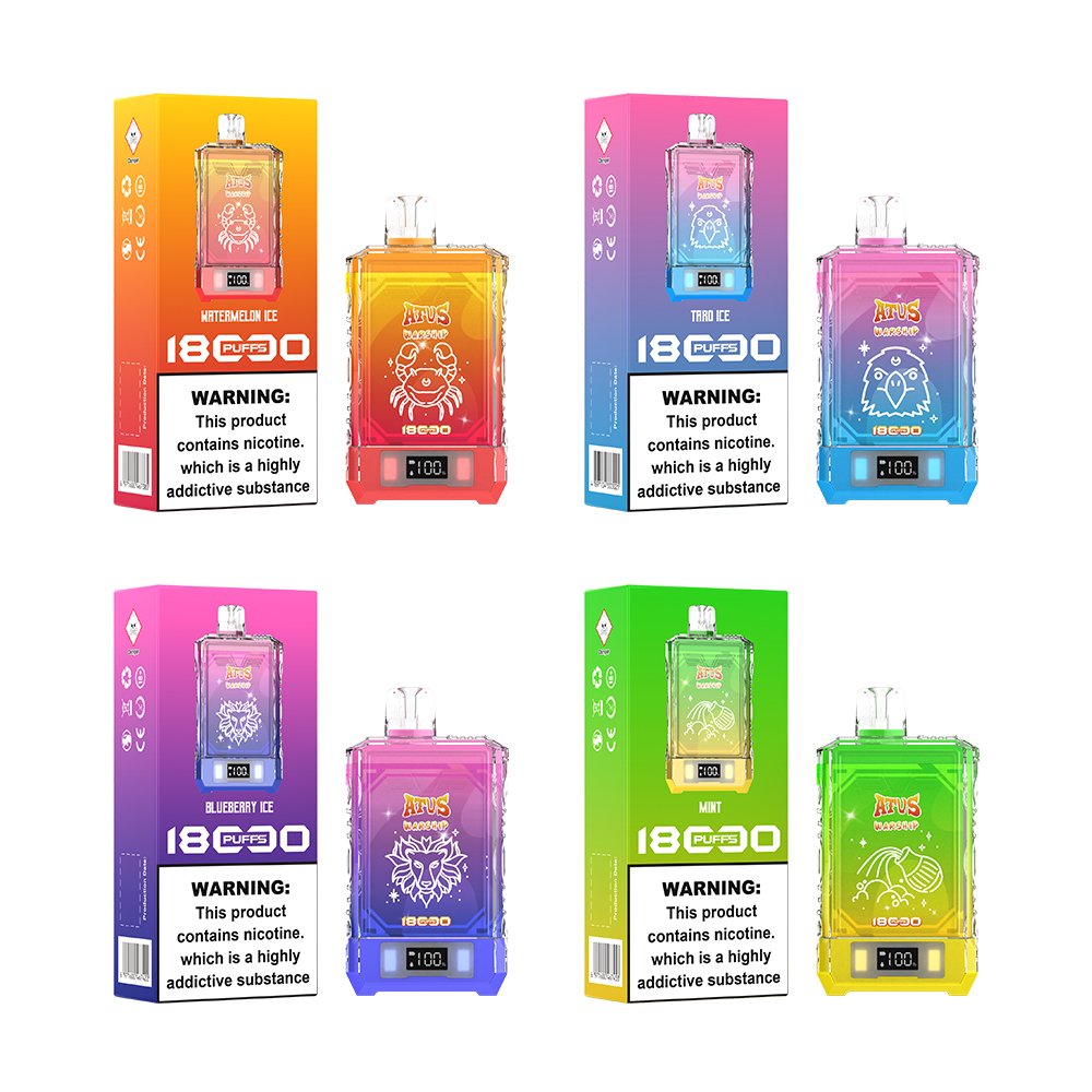 18000 puffs disposable rechargeable adjustable vape