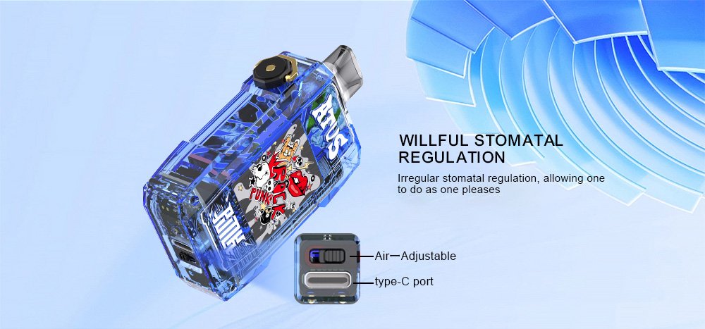 DE012 7000 Puffs Disposable Vapes with rechargeable and adjustable airflow ATVS Vape