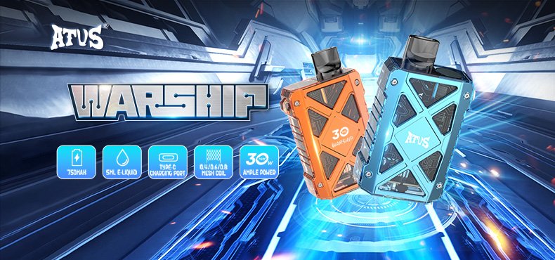 DE012 7000 Puffs Disposable Vapes with rechargeable and adjustable airflow ATVS Vape