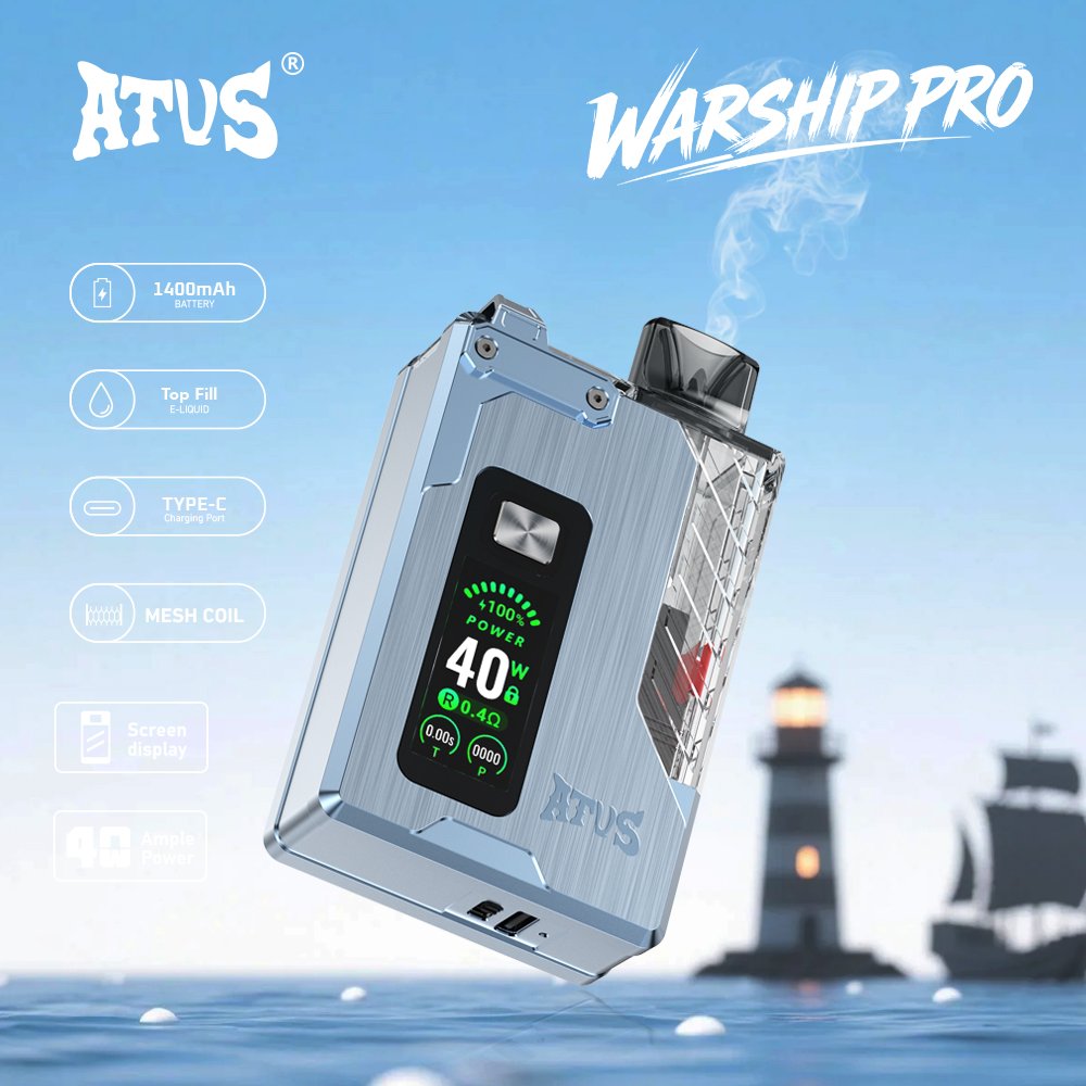 DE012 Disposable Vapes with rechargeable and adjustable airflow ATVS Vape