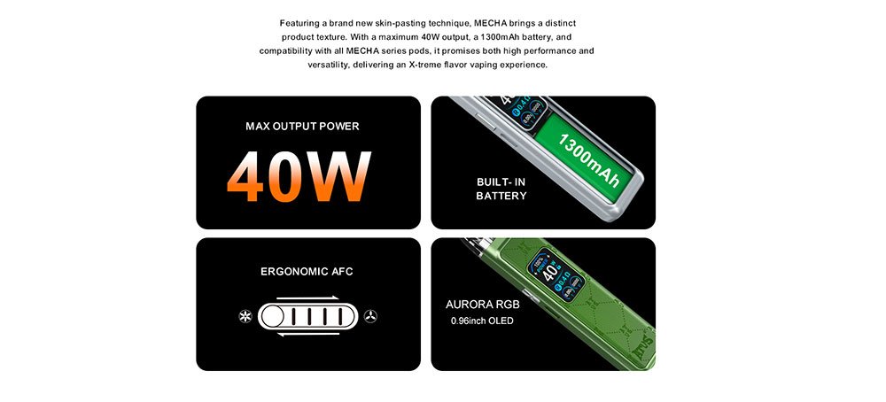 DE019 Refillable Pod Kit System Device ATVS Vape