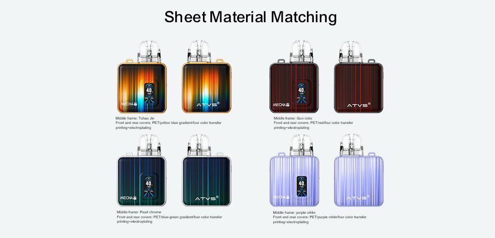 DE019 Refillable Pro Pod Kit System Device ATVS Vape