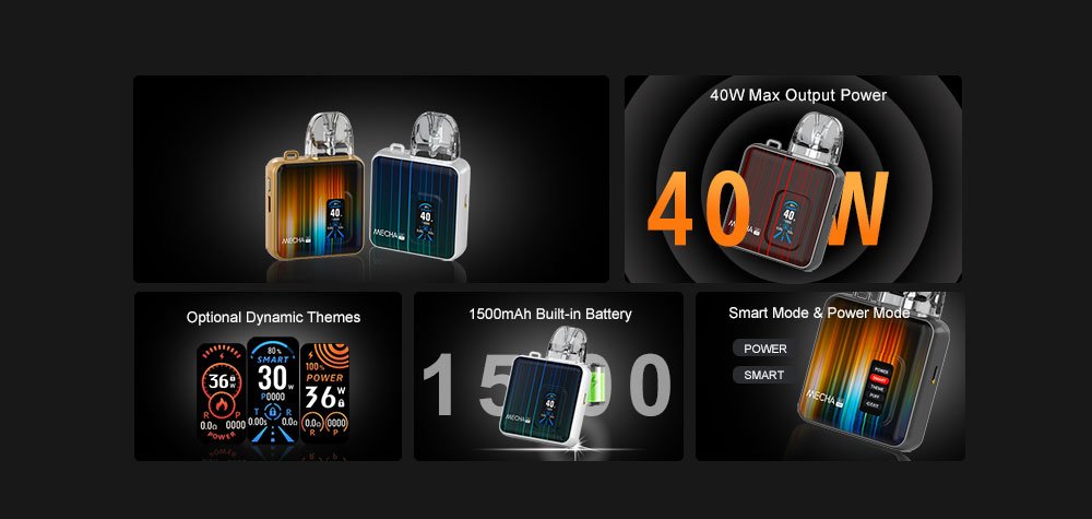 DE019 Refillable Pro Pod Kit System Device ATVS Vape