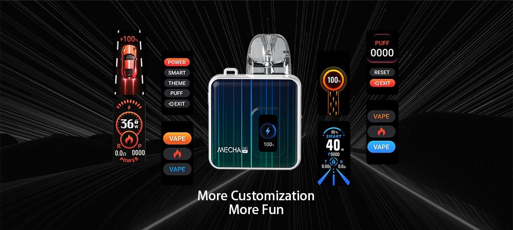 DE019 Refillable Pro Pod Kit System Device ATVS Vape