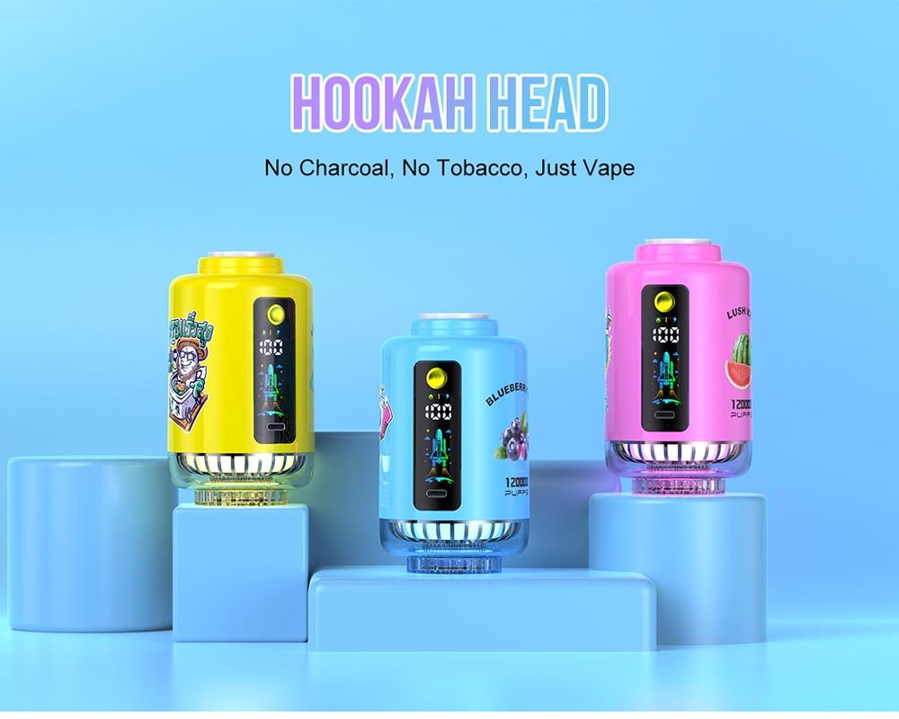 DE027 12000 Puffs Hookah Shisha Vape with rechargeable and adjustable airflow ATVS Vape