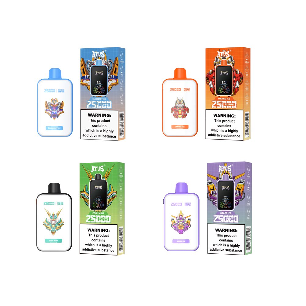 25000 puffs fruit flavor disposable adjustable vape