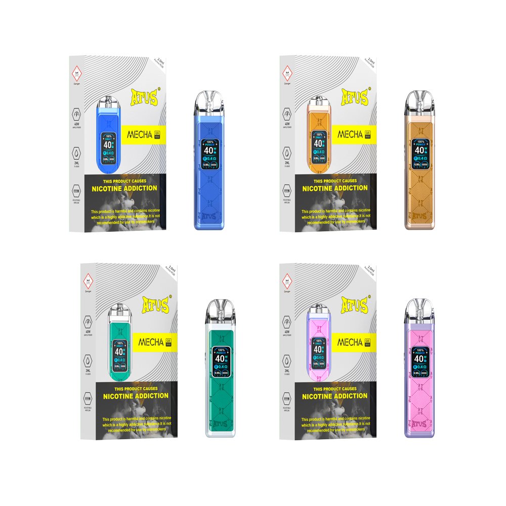 refillable pod leather vape adjustable airflow